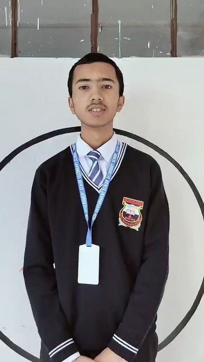 Class XI student, career awareness session
